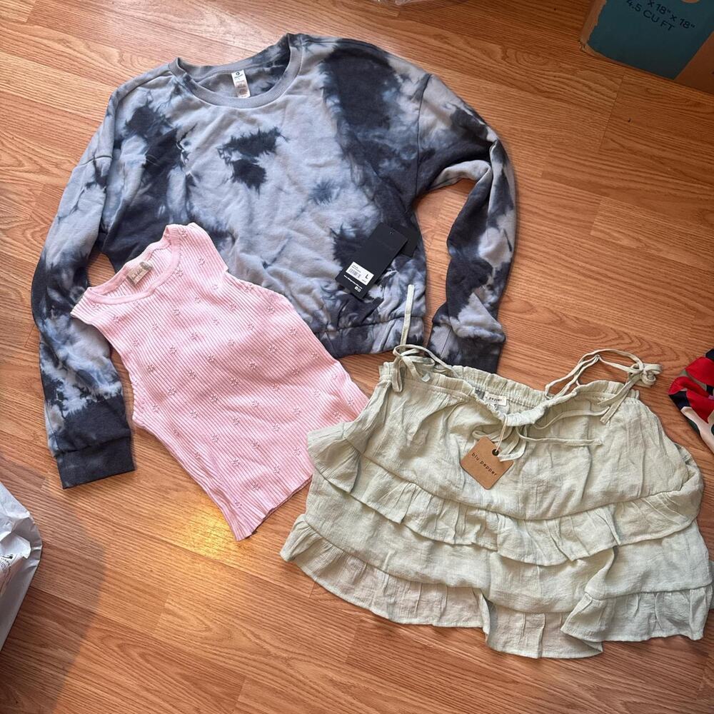 Size large bundle blue pepper